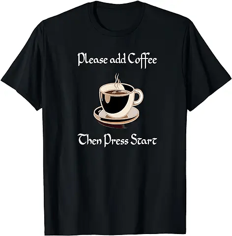 Funny Coffee V-Neck T-Shirt